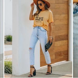 VICI light wash jeans